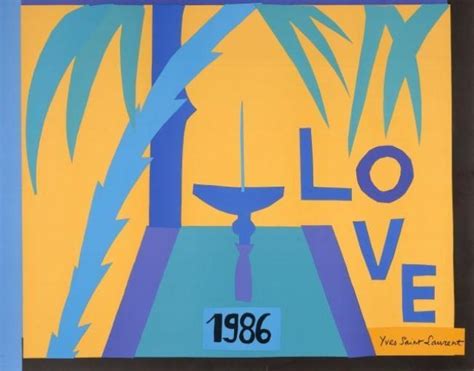 yves saint laurent love posters 1978|Yves St Laurent Love Poster .